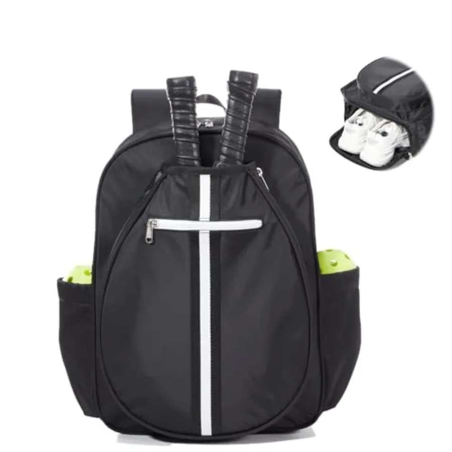 Pickleball Bag Backpack Fits 2 to 6 Paddles Large Pickle ball Bags for Men and Women with Shoe Compartment and Fence Hook Great
Pickleball Bag Backpack Fits 2 to 6 Paddles Large Pickle ball Bags for Men and Women with Shoe Compartment and Fence Hook Great