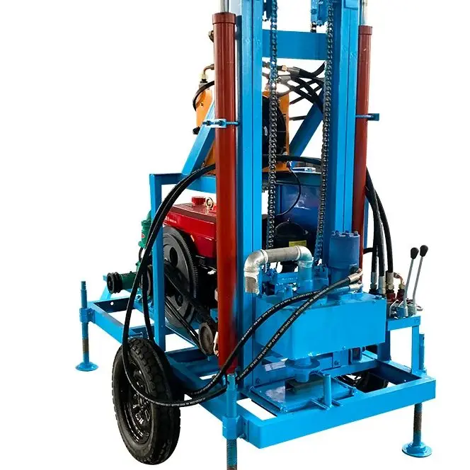 Customized High Quality Diesel Water Well Drilling Rig Hydraulic Wheeled Crawler Drilling Machine 28HP 35HP 150m 180m
Customized High Quality Diesel Water Well Drilling Rig Hydraulic Wheeled Crawler Drilling Machine 28HP 35HP 150m 180m