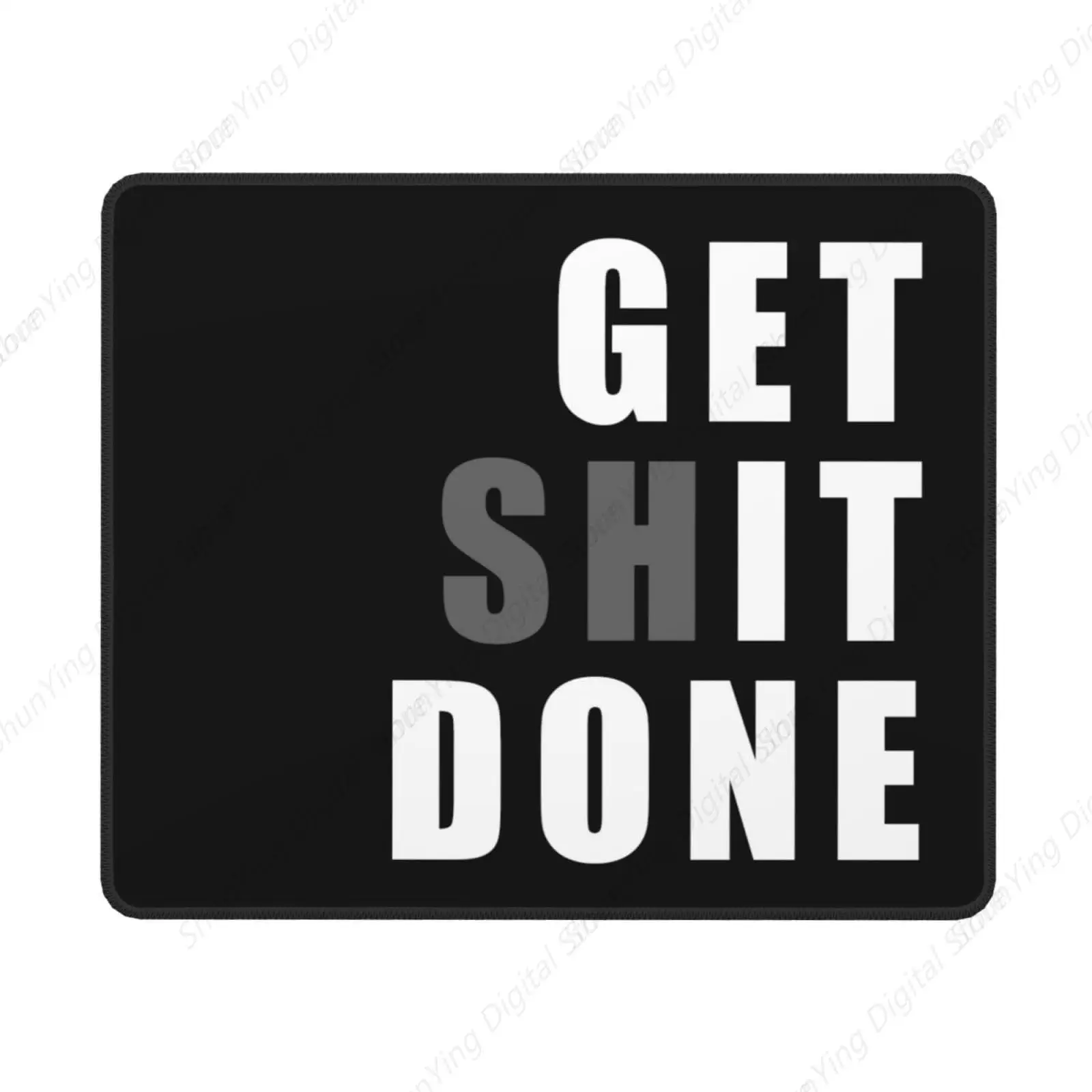 Get The Text Mouse Pad Cool Black Office Computer Mouse Pad Desktop Laptop Anti Slip Rubber Base Mouse Pad 18*22cm
Get The Text Mouse Pad Cool Black Office Computer Mouse Pad Desktop Laptop Anti Slip Rubber Base Mouse Pad 18*22cm