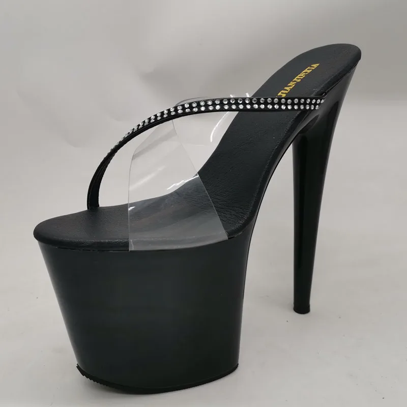 LAIJIANJINXIA New 20CM/8inches PVC Upper Model Sexy Exotic High Heel Platform Party Women Slippers Pole Dance Shoes E047
LAIJIANJINXIA New 20CM/8inches PVC Upper Model Sexy Exotic High Heel Platform Party Women Slippers Pole Dance Shoes E047