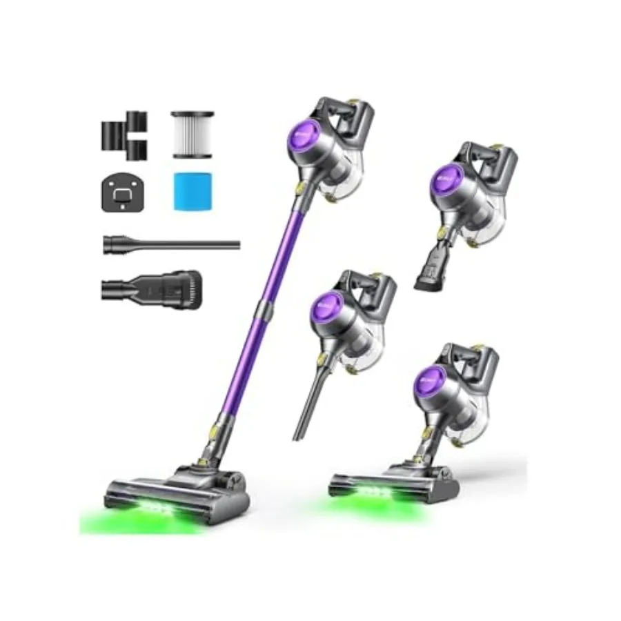 Cordless Vacuum Cleaner 40Kpa Powerful Suction Stick Vacuum for Home 45 Mins Runtime 1.6L Dust Box Anti-Tangle 8-in-1 Rechargea
Cordless Vacuum Cleaner 40Kpa Powerful Suction Stick Vacuum for Home 45 Mins Runtime 1.6L Dust Box Anti-Tangle 8-in-1 Rechargea