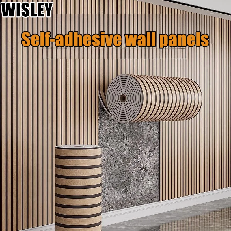 Self-Adhesive Wood Grain Wall Pane Lfor Home Improvement DIY TV Background Bedroom Living Room Ceiling and Curved Wall Dividers
Self-Adhesive Wood Grain Wall Pane Lfor Home Improvement DIY TV Background Bedroom Living Room Ceiling and Curved Wall Dividers