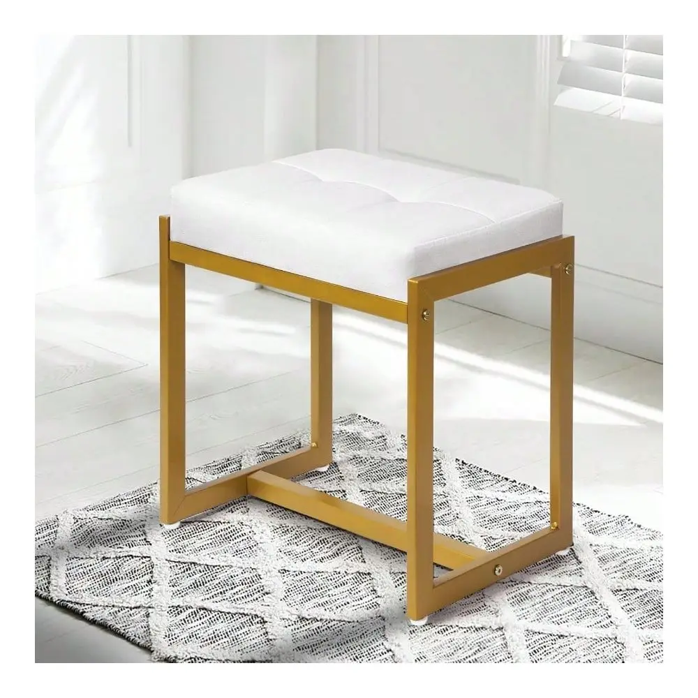 Faux Fur Vanity Stool Chair Vanity Chair With Gold Metal Leg Furry Soft Padded Makeup Footools Seat Ottan Modern Chairs For Mak
Faux Fur Vanity Stool Chair Vanity Chair With Gold Metal Leg Furry Soft Padded Makeup Footools Seat Ottan Modern Chairs For Mak