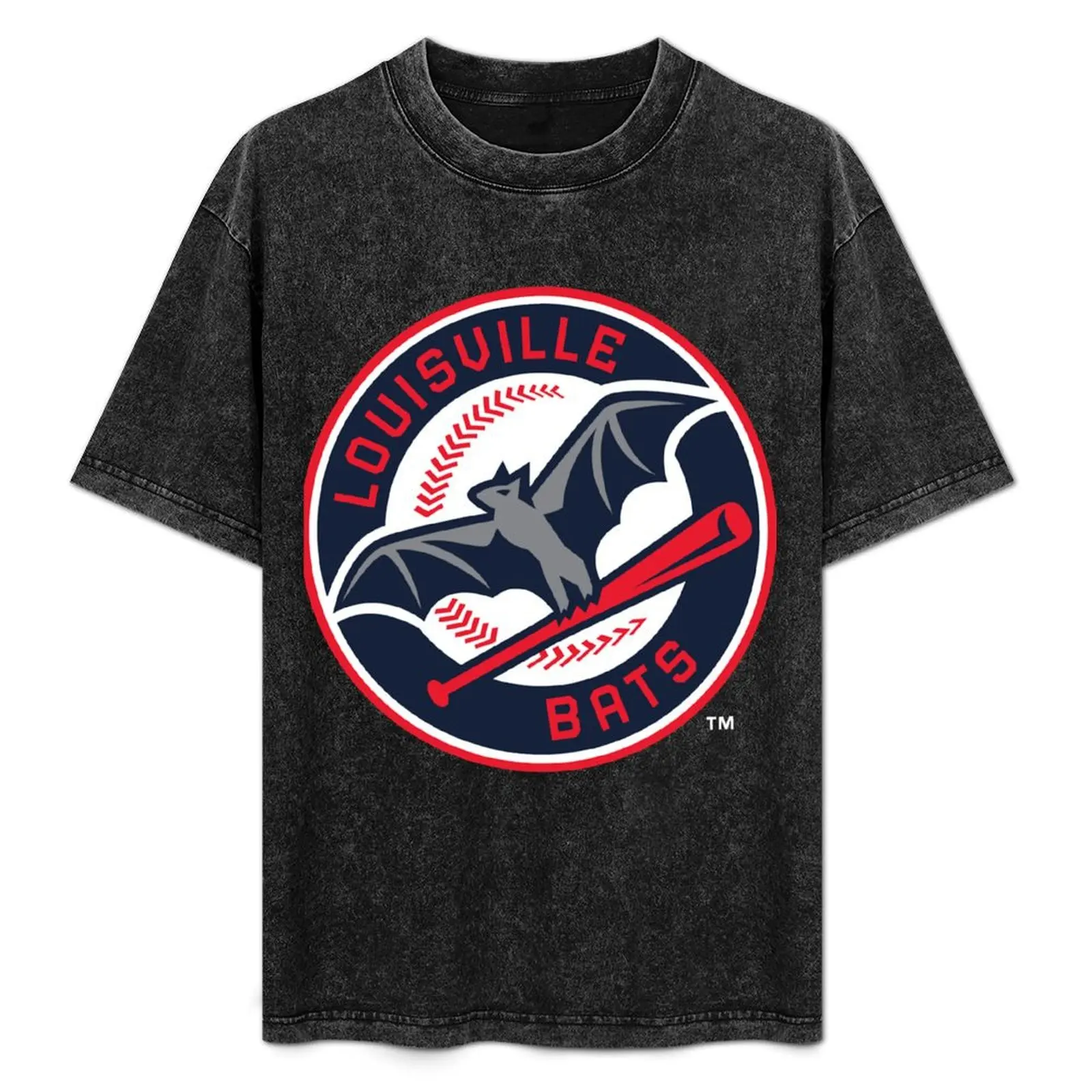 Louisville Bats logo T-Shirt Simple Solid Color Crew Neck Tee
Louisville Bats logo T-Shirt Simple Solid Color Crew Neck Tee