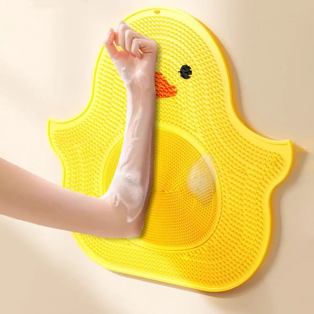 Silicone Bathroom Non Slip Pad with Suction Cups Comfortable Shower Foot Scrubber Mat Soft Duck Shaped Floor Mat Toilet
Silicone Bathroom Non Slip Pad with Suction Cups Comfortable Shower Foot Scrubber Mat Soft Duck Shaped Floor Mat Toilet