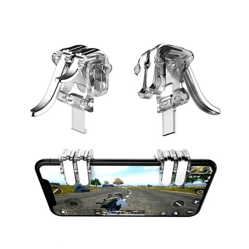 W6 Mobile Phone Game Trigger for PUBG Aim Shooting L1 R1 ABS Alloy Key Button Gaming Controller Gamepad Joystick for IOS Android
W6 Mobile Phone Game Trigger for PUBG Aim Shooting L1 R1 ABS Alloy Key Button Gaming Controller Gamepad Joystick for IOS Android
