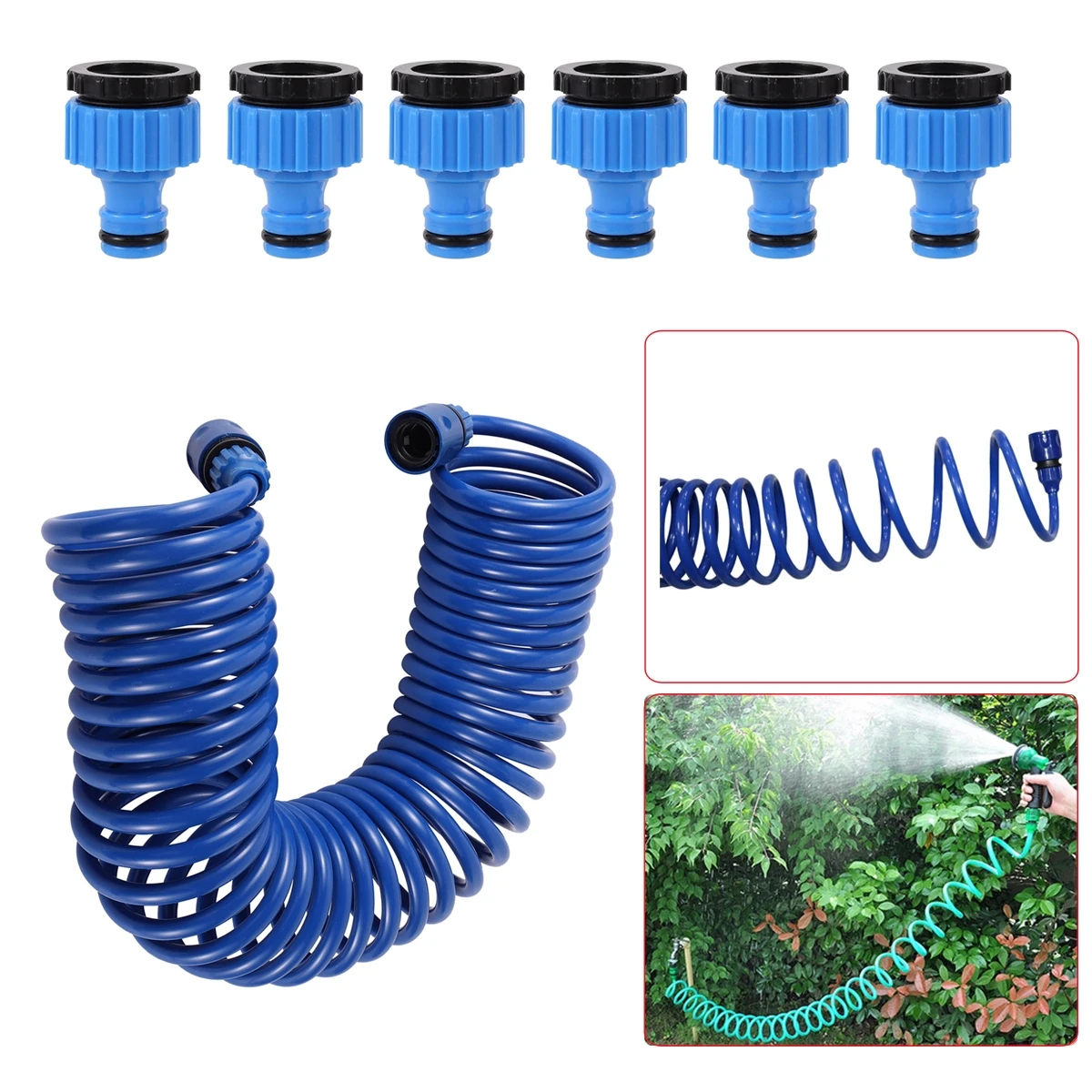 10 м 15 м расширяемый выдвижной садовый шланг из ЭВА 8/11 мм портативный пружинный водопровод садовый газон полив автомойки фигурная трубка 1 шт.
10 м 15 м расширяемый выдвижной садовый шланг из ЭВА 8/11 мм портативный пружинный водопровод садовый газон полив автомойки фигурная трубка 1 шт.