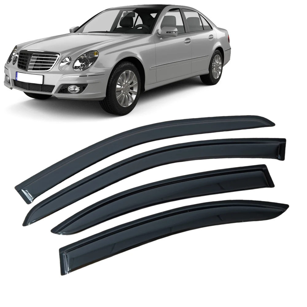 Window Visor for MERCEDES-BENZ E-CLASS W211 Sedan 2003 2004 2005 2006 2007 2008 2009 Wind Deflectors Rain Guards Door Ventvisor
Window Visor for MERCEDES-BENZ E-CLASS W211 Sedan 2003 2004 2005 2006 2007 2008 2009 Wind Deflectors Rain Guards Door Ventvisor