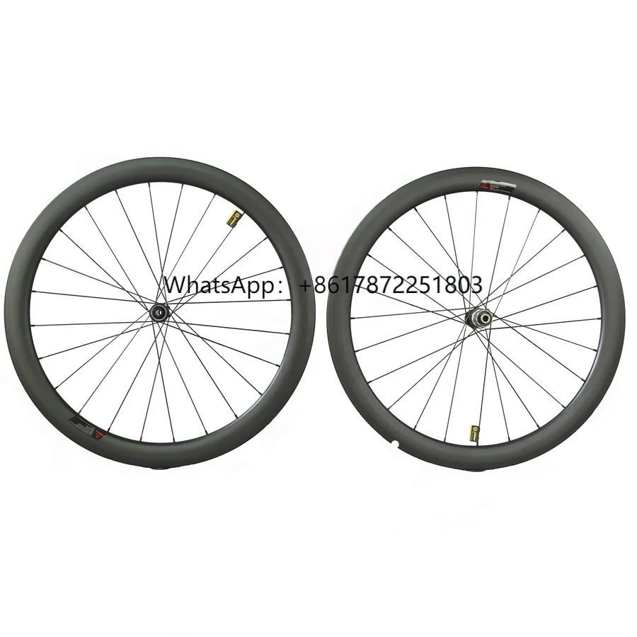 Carbon Road Bike Wheels Disc Brake Wheels with Novatec D411/D412 Hubs 25mm 27mm
Carbon Road Bike Wheels Disc Brake Wheels with Novatec D411/D412 Hubs 25mm 27mm