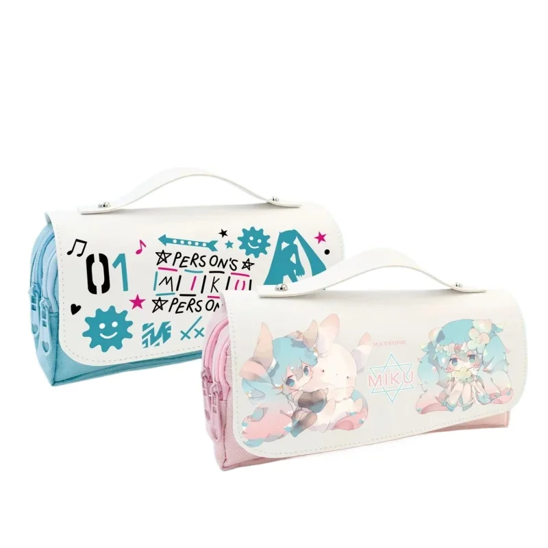 Новый периферийный милый и милый креативный пенал с мультяшной картинкой Hatsune Miku, новый легкий портативный пенал большой емкости
Новый периферийный милый и милый креативный пенал с мультяшной картинкой Hatsune Miku, новый легкий портативный пенал большой емкости