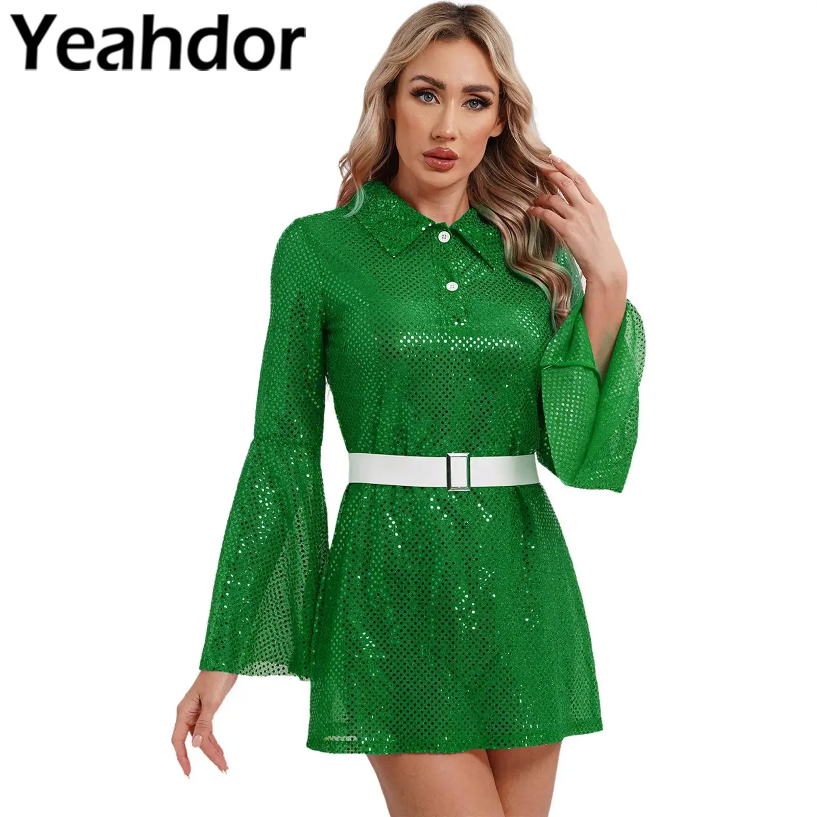 Женское вечернее платье с блестками, модное мини-платье с расклешенными рукавами, банкетное платье для рейв-вечеринки, рождественский музыкальный фестиваль, дискотека, клубная одежда
Женское вечернее платье с блестками, модное мини-платье с расклешенными рукавами, банкетное платье для рейв-вечеринки, рождественский музыкальный фестиваль, дискотека, клубная одежда