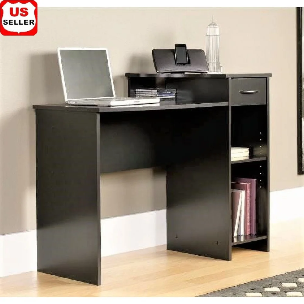 Student Desk with Easy-Glide Drawer Adjustable Shelf Compact Computer Workstation Youth Bedroom Home Office Blackwood Finish
Student Desk with Easy-Glide Drawer Adjustable Shelf Compact Computer Workstation Youth Bedroom Home Office Blackwood Finish