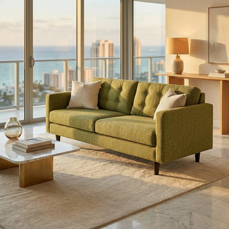 Talmadge Sofa – USA-Made, 5-Day Shipping, Custom Fabric, Classic Design – Notion Appletini Fabric
Talmadge Sofa – USA-Made, 5-Day Shipping, Custom Fabric, Classic Design – Notion Appletini Fabric