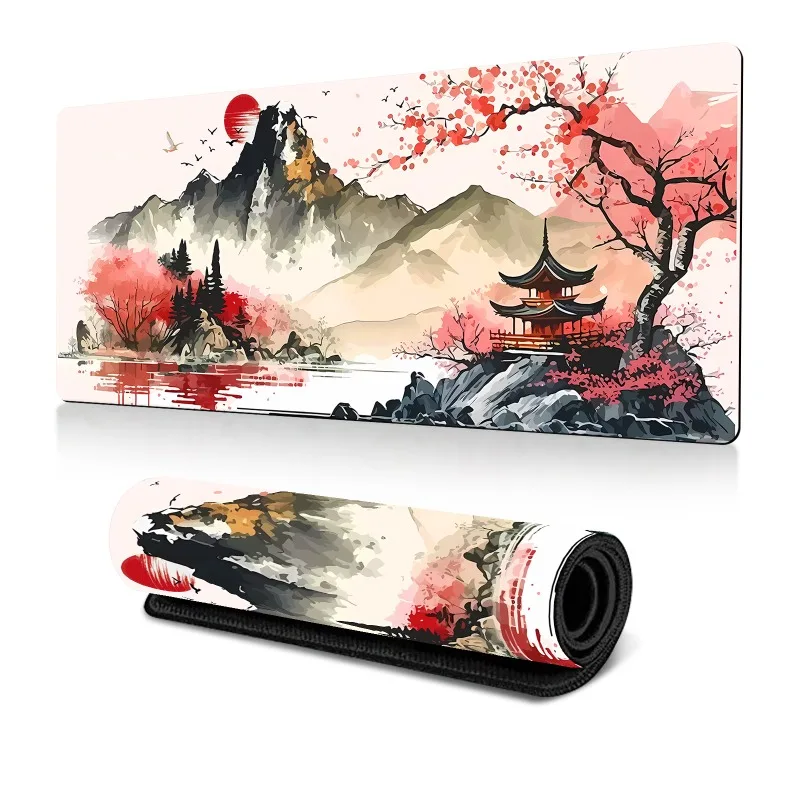 Ink Sakura mouse pad large desk pad dead life black and white series mouse pad rubber anti-slip.
Ink Sakura mouse pad large desk pad dead life black and white series mouse pad rubber anti-slip.