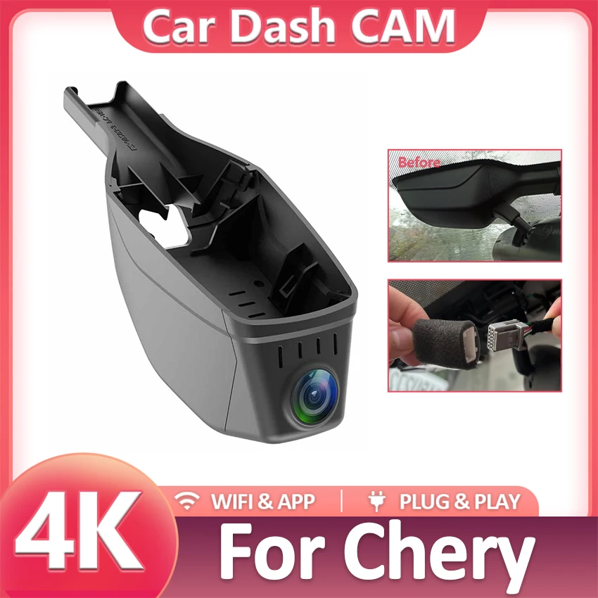 4K HD 2160P New Plug and Play WIFi Car DVR Video Recorder Dual Lens Dash Cam For Chery Tiggo 4 Tiggo 7 Pro Tiggo 8 App Watch
4K HD 2160P New Plug and Play WIFi Car DVR Video Recorder Dual Lens Dash Cam For Chery Tiggo 4 Tiggo 7 Pro Tiggo 8 App Watch