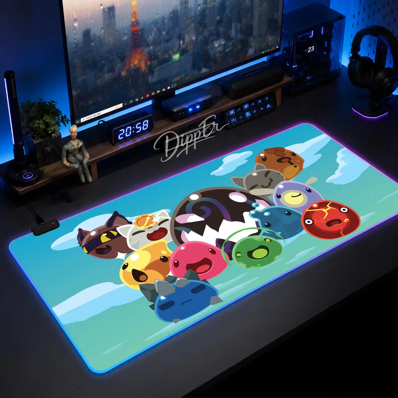 A-Slime Rancher Mouse Pad Large Size LED Glowing Table Pad XXL Gaming Non-slip Rubber Mat With Backlight
A-Slime Rancher Mouse Pad Large Size LED Glowing Table Pad XXL Gaming Non-slip Rubber Mat With Backlight