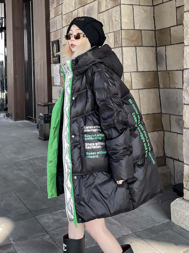 Fashion Winter 90% White Duck Down Jacket Women Femme Streetwear Thick Warm long Puffer Parkas
Fashion Winter 90% White Duck Down Jacket Women Femme Streetwear Thick Warm long Puffer Parkas