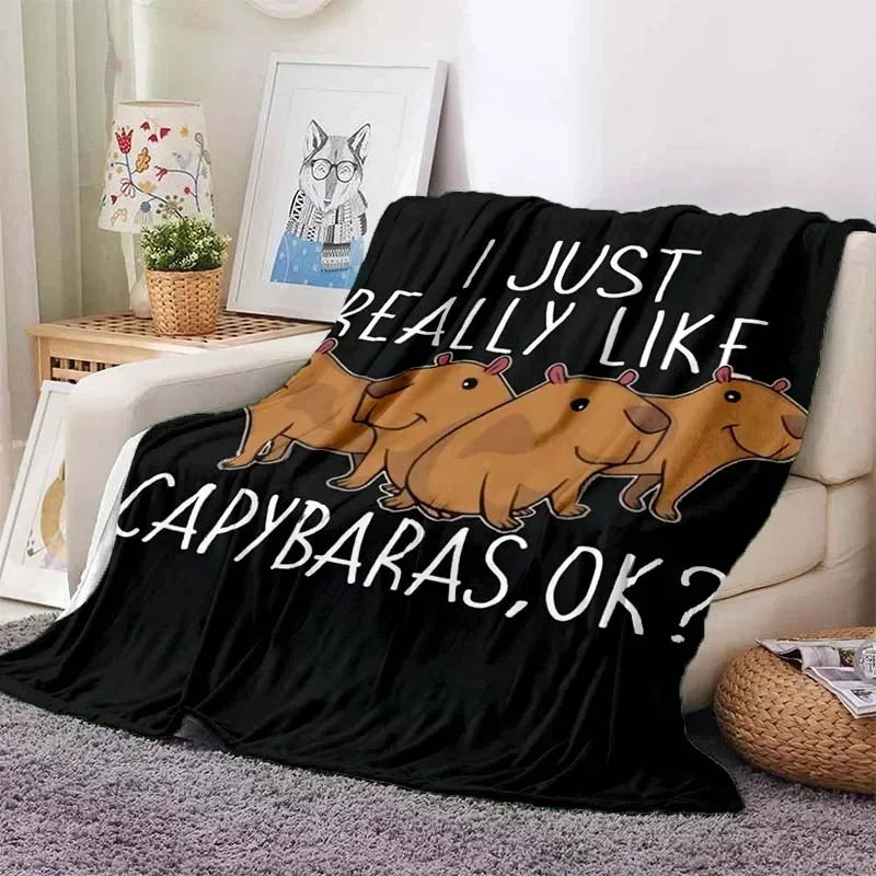 Kawaii The Capybara Club Home Cartoon Printed Blanket Picnic Blanket Warm Flannel Soft and Comfortable Home Travel Birthday Gift
Kawaii The Capybara Club Home Cartoon Printed Blanket Picnic Blanket Warm Flannel Soft and Comfortable Home Travel Birthday Gift