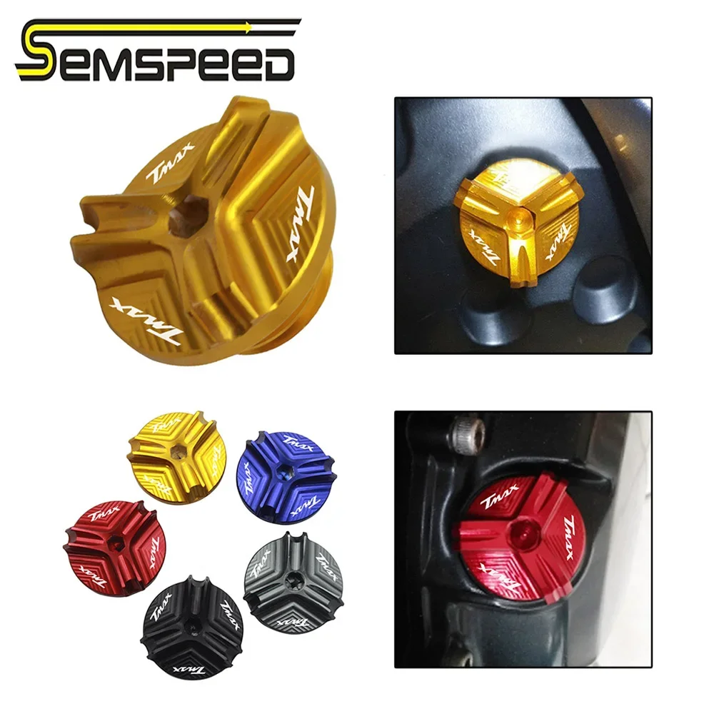 Semspeed Motorcycle CNC Engine Oil Cap Bolt Screw filler cover for YAMAHA T-MAX TMAX 500 530 SX/DX TMAX 560 2017-2020
Semspeed Motorcycle CNC Engine Oil Cap Bolt Screw filler cover for YAMAHA T-MAX TMAX 500 530 SX/DX TMAX 560 2017-2020