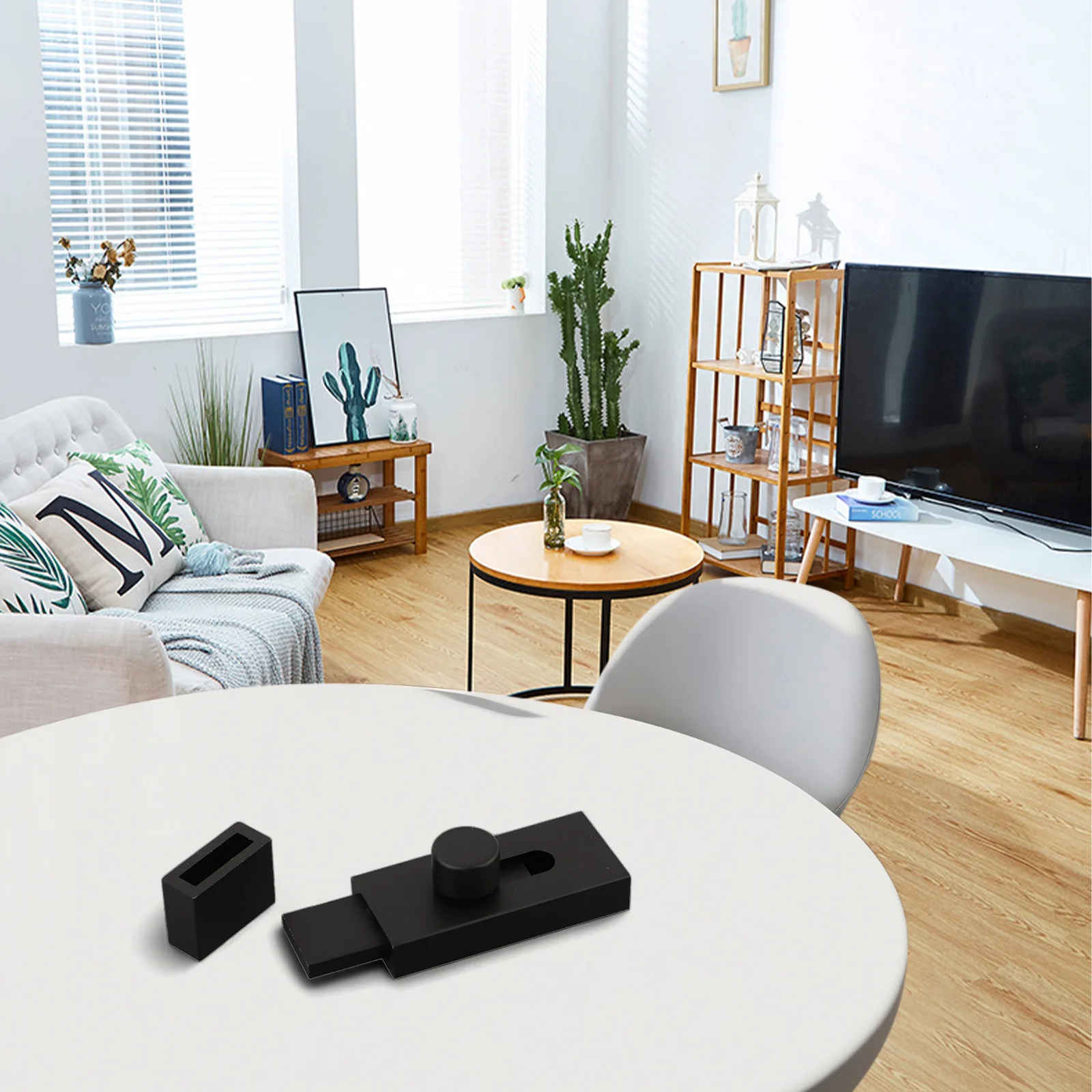 No Hole Punch Door Buckle Security Lock Thickened Room Door Latch Anti-barn Door High-selling Tool Accessories
No Hole Punch Door Buckle Security Lock Thickened Room Door Latch Anti-barn Door High-selling Tool Accessories