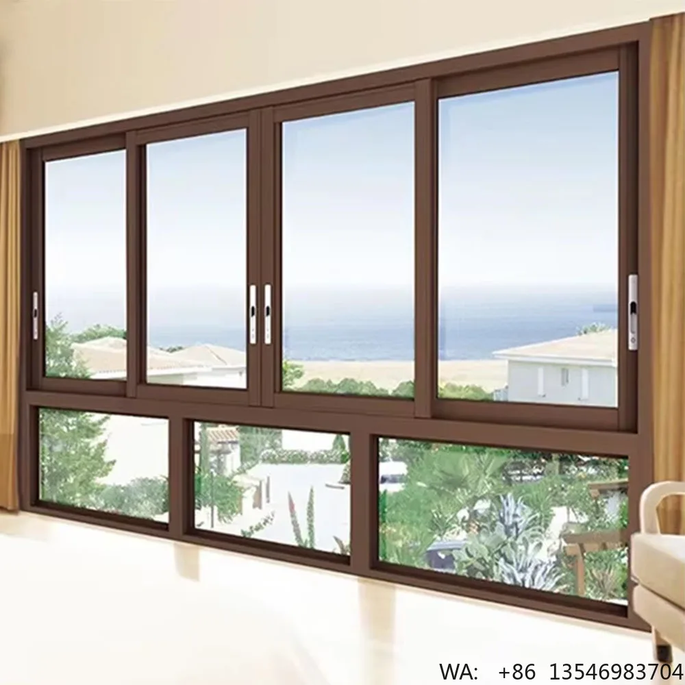 Custom Color Aluminum Alloy Sliding Casement Window Frame with Heat Insulation Soundproof & Anti-theft Features
Custom Color Aluminum Alloy Sliding Casement Window Frame with Heat Insulation Soundproof & Anti-theft Features