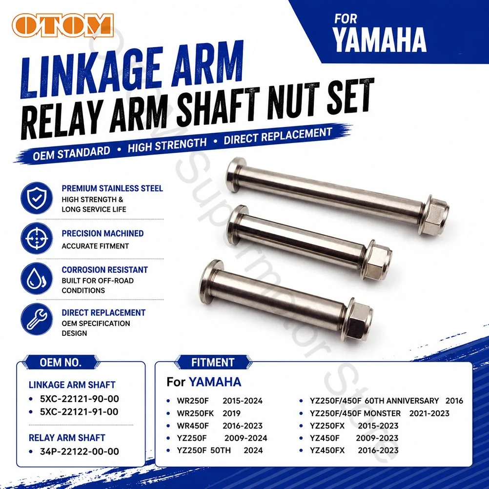 2009-2024 For YAMAHA Motorcycle Linkage Arm Relay Arm Shaft Nut Rear Suspension Triangle Lever Pin YZ250F YZ450F WR250F WR450F
2009-2024 For YAMAHA Motorcycle Linkage Arm Relay Arm Shaft Nut Rear Suspension Triangle Lever Pin YZ250F YZ450F WR250F WR450F
