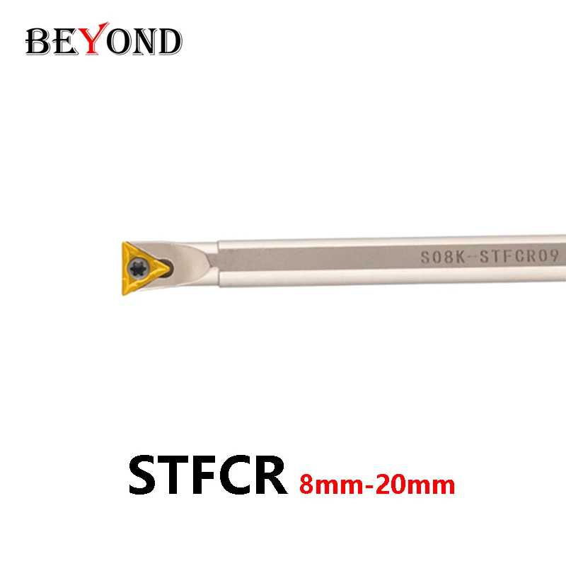 BEYOND STFCR S08K-STFCR09 Internal Turning Tool Holder S10K-STFCR11 S12M-S14N-S16Q-STFCR16 S20R CNC Nickel Coating Cutter Bar
BEYOND STFCR S08K-STFCR09 Internal Turning Tool Holder S10K-STFCR11 S12M-S14N-S16Q-STFCR16 S20R CNC Nickel Coating Cutter Bar