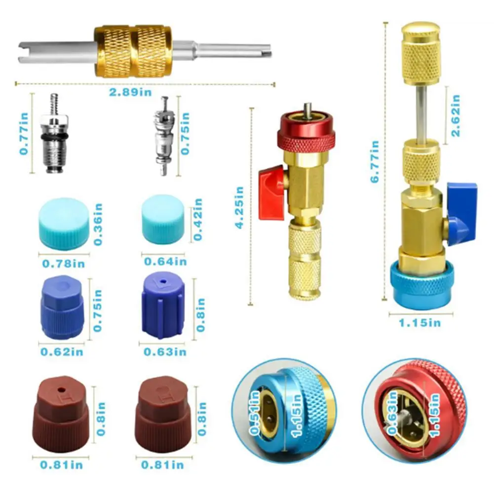 Air Conditioning Valve Core Removal Tool for R134A For R22 and For R410 Systems Essential HVAC Maintenance Tool
Air Conditioning Valve Core Removal Tool for R134A For R22 and For R410 Systems Essential HVAC Maintenance Tool