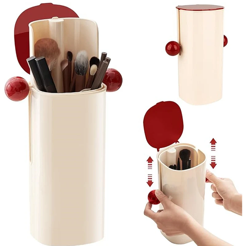 Automatic Lifting Makeup Brushes Holder Box Dustproof Makeup Brush Organizer 4 Slots Large Capacity Cosmetic Brush Tools Holder
Automatic Lifting Makeup Brushes Holder Box Dustproof Makeup Brush Organizer 4 Slots Large Capacity Cosmetic Brush Tools Holder
