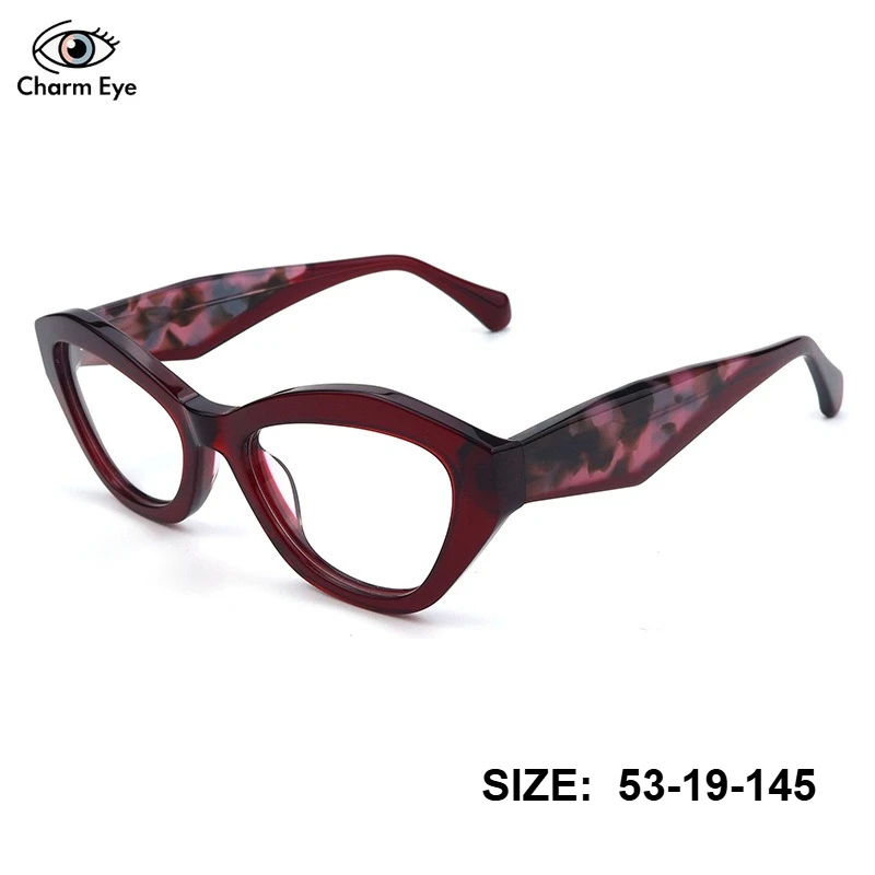 Women Cat Eye Acetate Eyeglasses Frames Red Tortoise Temples Prescription Optical Glasses Anti Blue Light Myopia Eyewear Men
Women Cat Eye Acetate Eyeglasses Frames Red Tortoise Temples Prescription Optical Glasses Anti Blue Light Myopia Eyewear Men