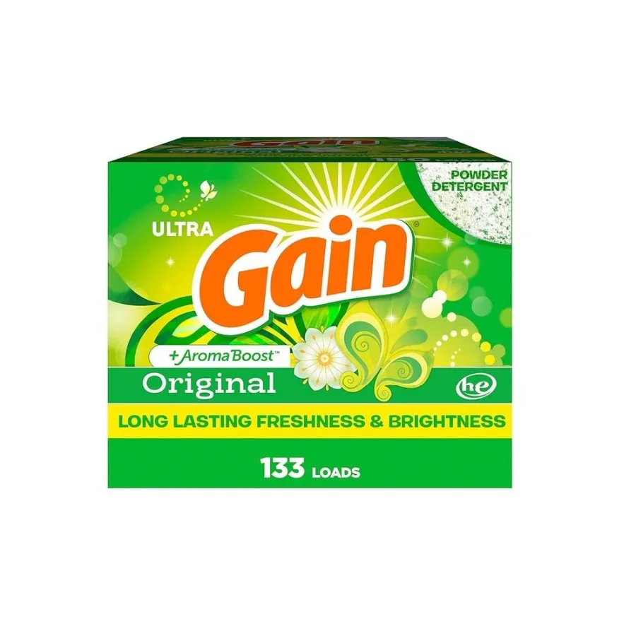 Gain Powder Laundry Detergent, Original Scent, 133 Loads, 123 OZ
Gain Powder Laundry Detergent, Original Scent, 133 Loads, 123 OZ