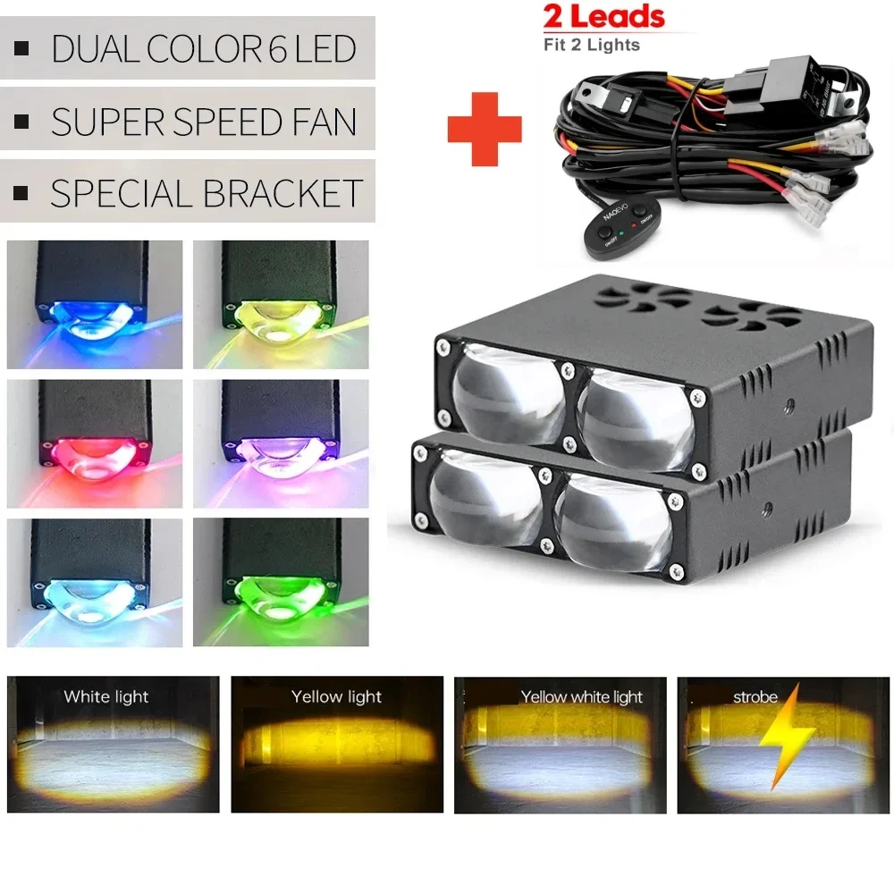 80 Вт Миниатюрная скрытая сверхъяркая RGB LED-лента, белый/желтый точечный/рассеянный свет и стробоскоп для внедорожников, грузовиков, решеток радиатора
80 Вт Миниатюрная скрытая сверхъяркая RGB LED-лента, белый/желтый точечный/рассеянный свет и стробоскоп для внедорожников, грузовиков, решеток радиатора