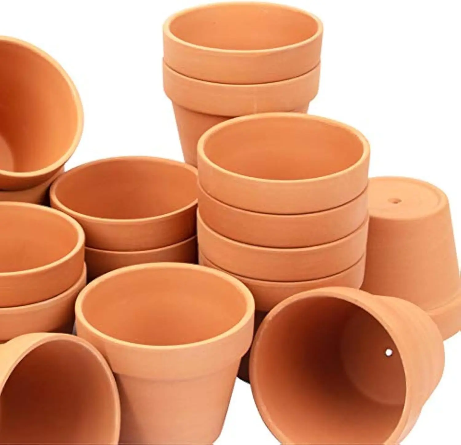 26 Pack 4" Terracotta Planter Pots with Drainage Hole for Cactus Succulent Flowers Indoor Outdoor Garden
26 Pack 4" Terracotta Planter Pots with Drainage Hole for Cactus Succulent Flowers Indoor Outdoor Garden