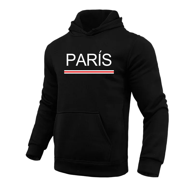 Paris Popular Men's Hooded Sweatshirts Urban Casual Streetwear Male Daily Sports Long Sleeve Pullover Male Home Outdoor Hoodies
Paris Popular Men's Hooded Sweatshirts Urban Casual Streetwear Male Daily Sports Long Sleeve Pullover Male Home Outdoor Hoodies