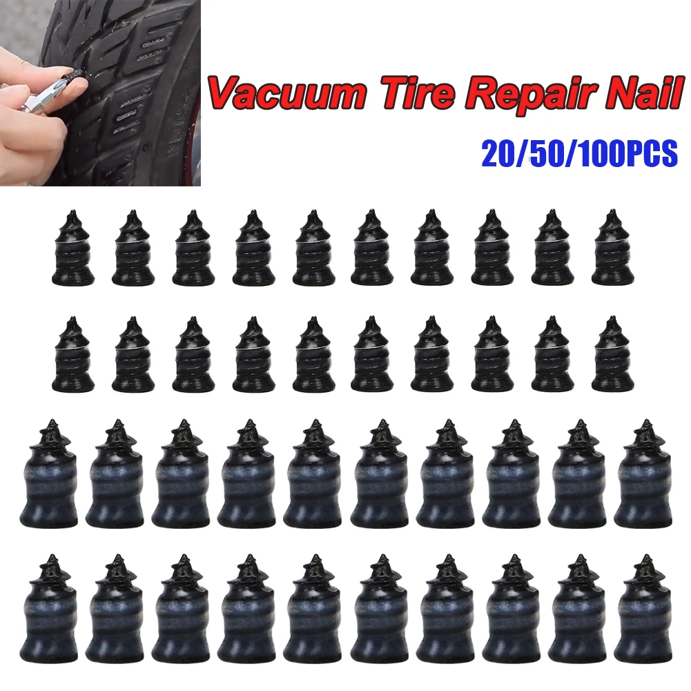 20/50/100PC Vacuum Tire Repair Nail Fast Repair Tool For Motorcycle Car Self-service Tire Repair Nail Glue Free Repair Tire Nail
20/50/100PC Vacuum Tire Repair Nail Fast Repair Tool For Motorcycle Car Self-service Tire Repair Nail Glue Free Repair Tire Nail