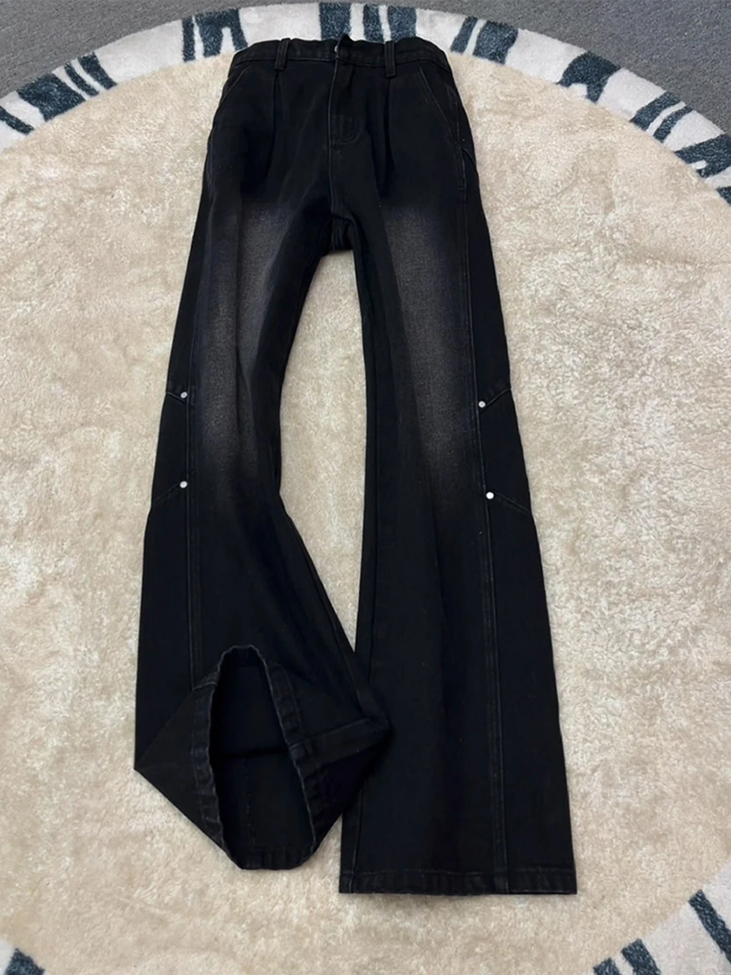 Bla Rivet Bell Bot Jeans Men's Spring High Waist Straight Leg American Knife Jeans Youth Trendy adual Vibe
Bla Rivet Bell Bot Jeans Men's Spring High Waist Straight Leg American Knife Jeans Youth Trendy adual Vibe
