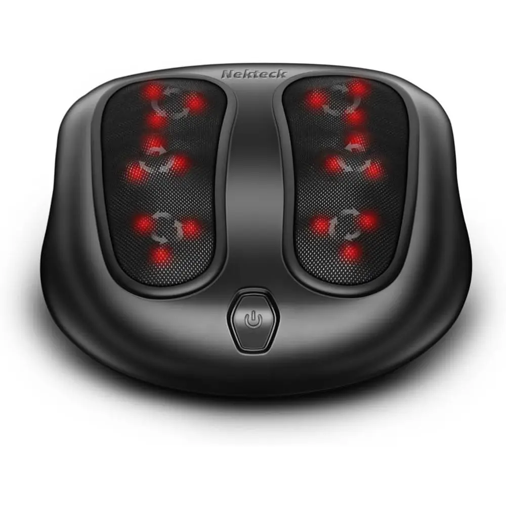 Heated Shiatsu Electric Foot Massager for Pain Relief and Improved Circulation, Perfect Gift for Men and Women
Heated Shiatsu Electric Foot Massager for Pain Relief and Improved Circulation, Perfect Gift for Men and Women