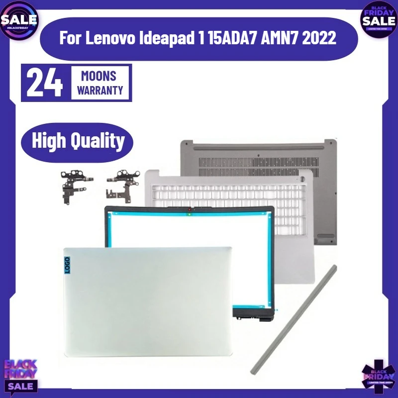 New for Lenovo Ideapad 1 15ADA7 AMN7 2022 Laptop LCD Rear Cover/Front Frame/hinges/Axle Cover Blue
New for Lenovo Ideapad 1 15ADA7 AMN7 2022 Laptop LCD Rear Cover/Front Frame/hinges/Axle Cover Blue