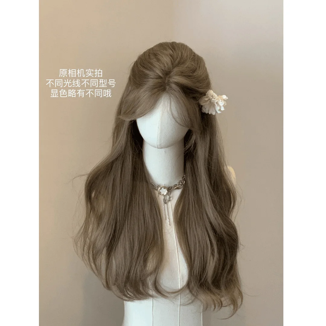 Synthetic Wig Middle Part Ash Blonde Long Wavy Voluminous Big Curl Hair Daily Wear Atmospheric Cosplay Fashion Party
Synthetic Wig Middle Part Ash Blonde Long Wavy Voluminous Big Curl Hair Daily Wear Atmospheric Cosplay Fashion Party