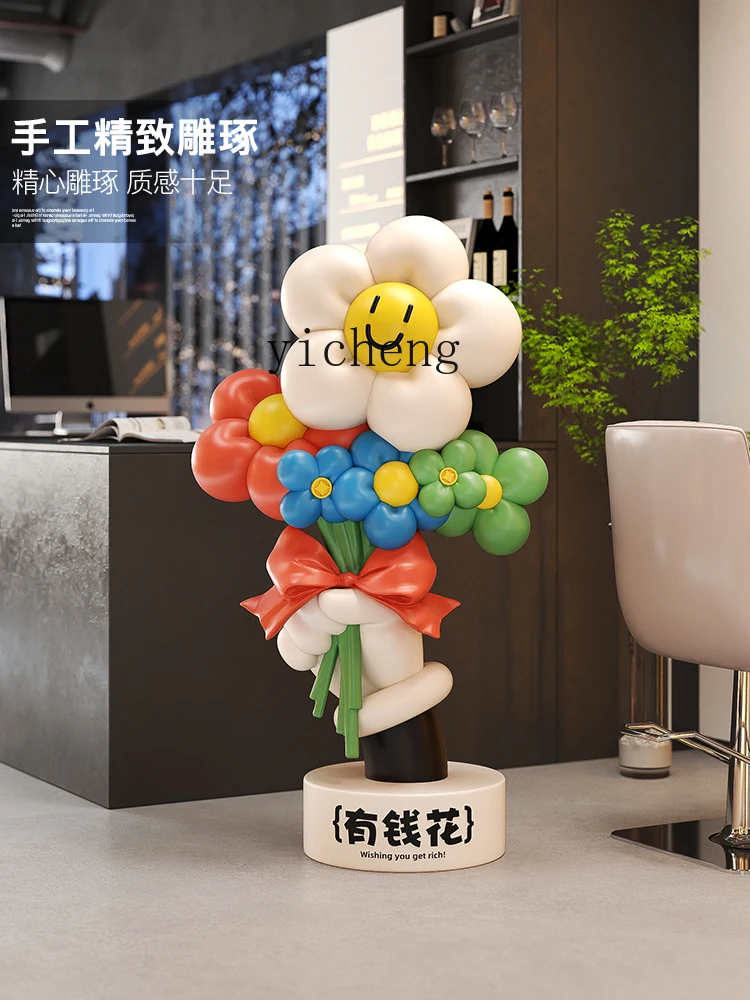 ZYA Cartoon Wealthy Flower Large Ornament Living Room Home Decoration Gift Desktop Ornament
ZYA Cartoon Wealthy Flower Large Ornament Living Room Home Decoration Gift Desktop Ornament