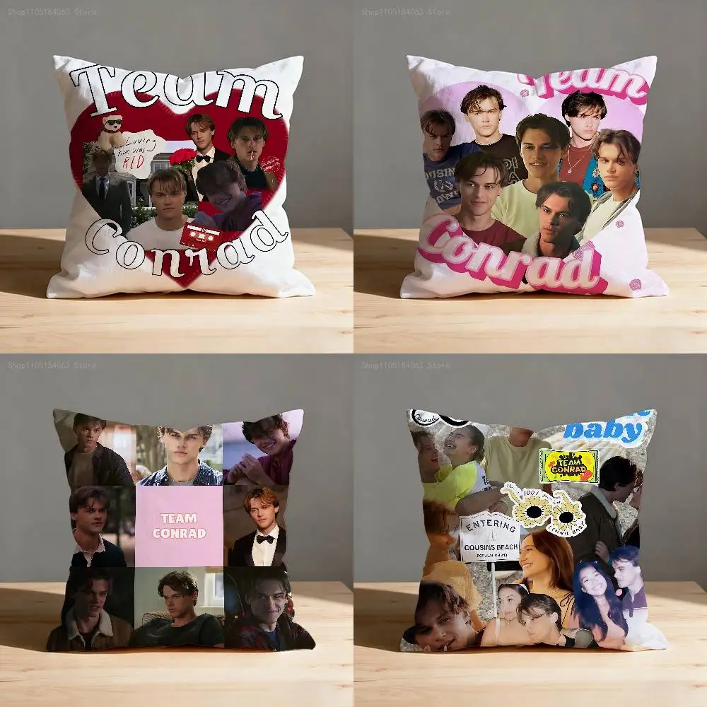 Team Conrad Summer I Turned Pretty Pillow Case For Sofa Decor Car Office Room Printing Cushion Cover Decorations and Protector
Team Conrad Summer I Turned Pretty Pillow Case For Sofa Decor Car Office Room Printing Cushion Cover Decorations and Protector