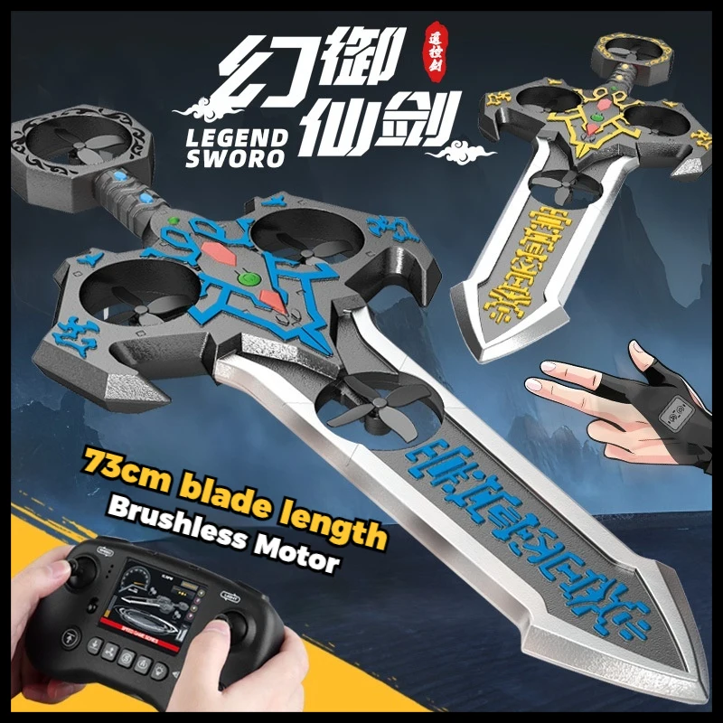 RC Flying Sword Drone with Gesture Control Magic Control Toy Aircraft Remote Control Plane Altitude Hold LED Lights for Kids
RC Flying Sword Drone with Gesture Control Magic Control Toy Aircraft Remote Control Plane Altitude Hold LED Lights for Kids