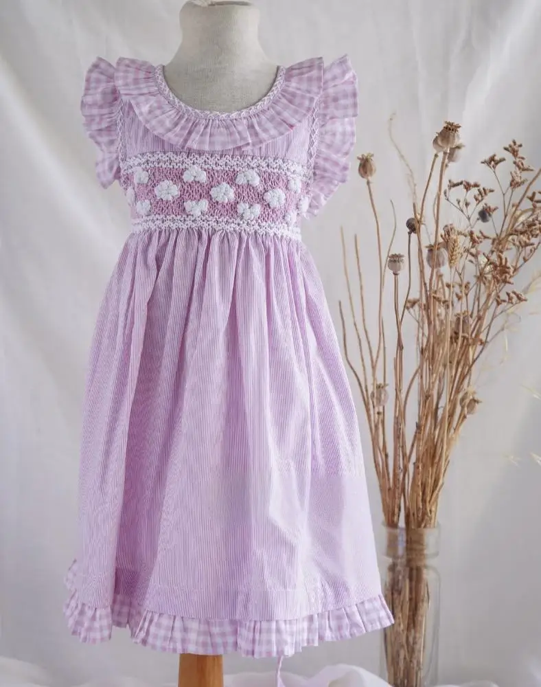 Baby Girl Blue Flower Handmade Embroidery Smocked Dress for Eid Party Birthday Holiday A18Photography Casual
Baby Girl Blue Flower Handmade Embroidery Smocked Dress for Eid Party Birthday Holiday A18Photography Casual