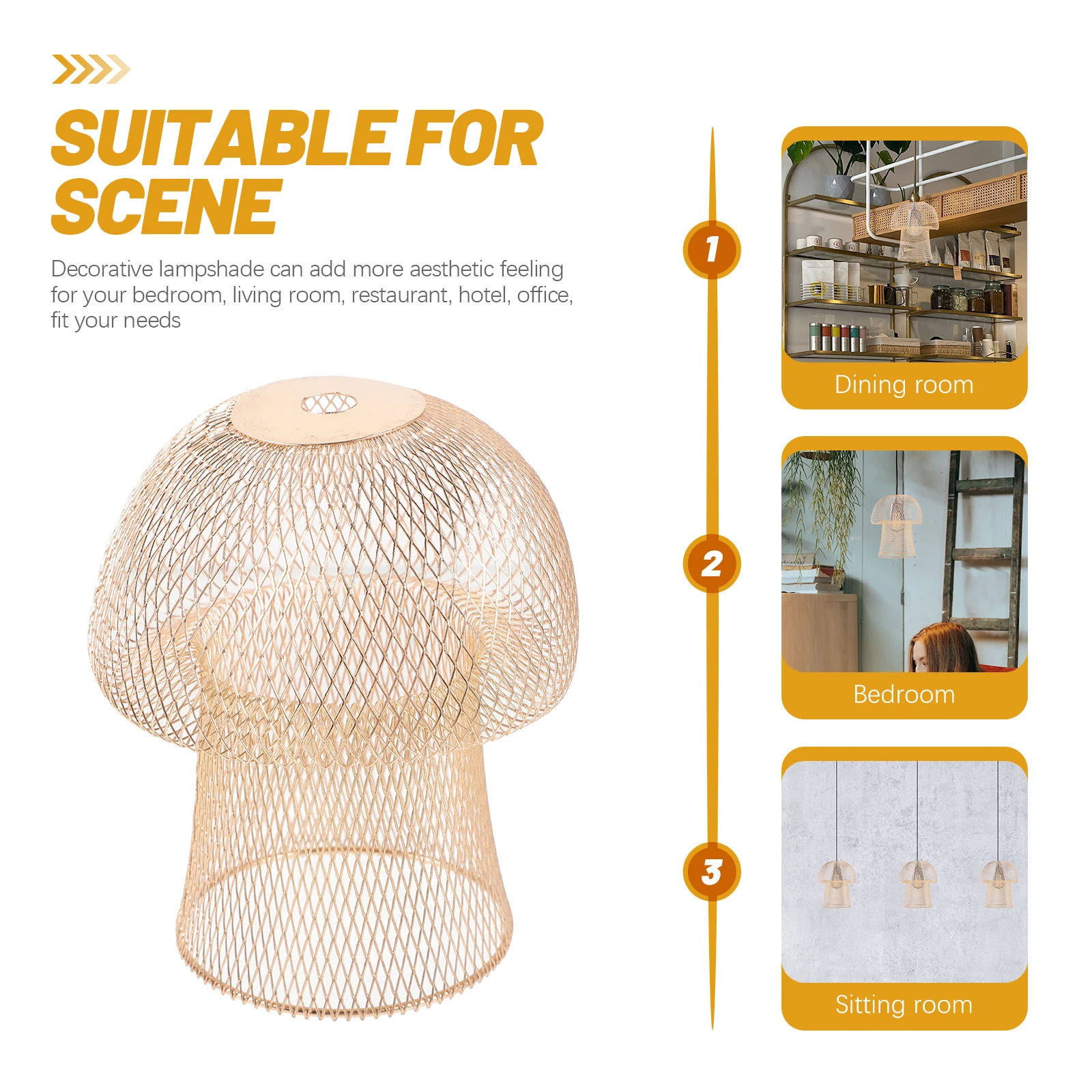 Durable Iron Material Small Lampshade Hollow Out Design Chandelier Lamp Shades Easy Install For Various Lamps Decoration
Durable Iron Material Small Lampshade Hollow Out Design Chandelier Lamp Shades Easy Install For Various Lamps Decoration