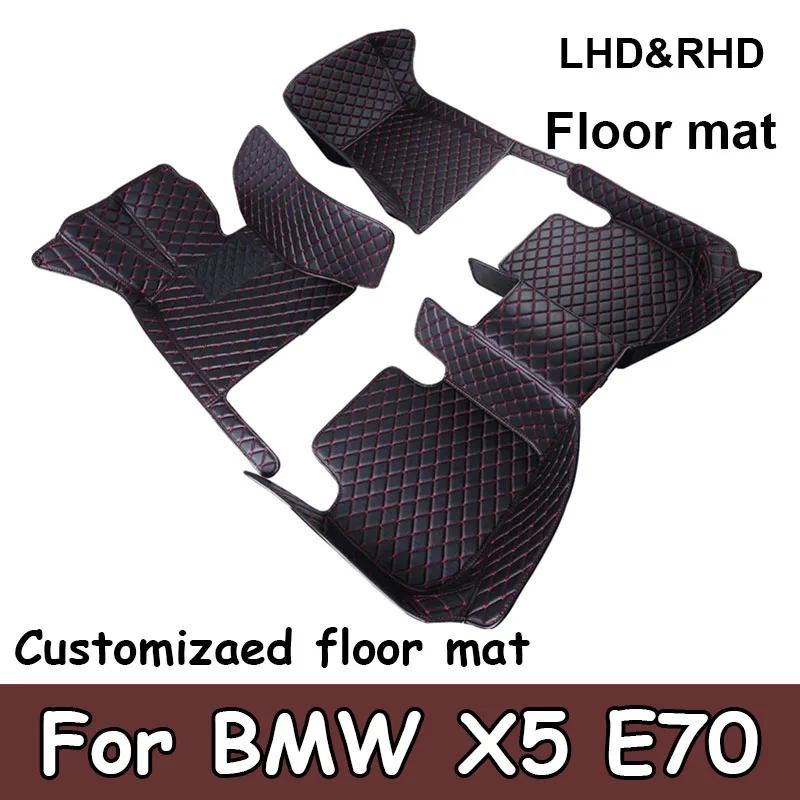 Car Floor Mats For BMW X5 E70 MK2 2008~2013 Luxury Leather Mat Set Auto Protect Carpet Rug Interior Parts Car Accessories 7 Seat
Car Floor Mats For BMW X5 E70 MK2 2008~2013 Luxury Leather Mat Set Auto Protect Carpet Rug Interior Parts Car Accessories 7 Seat