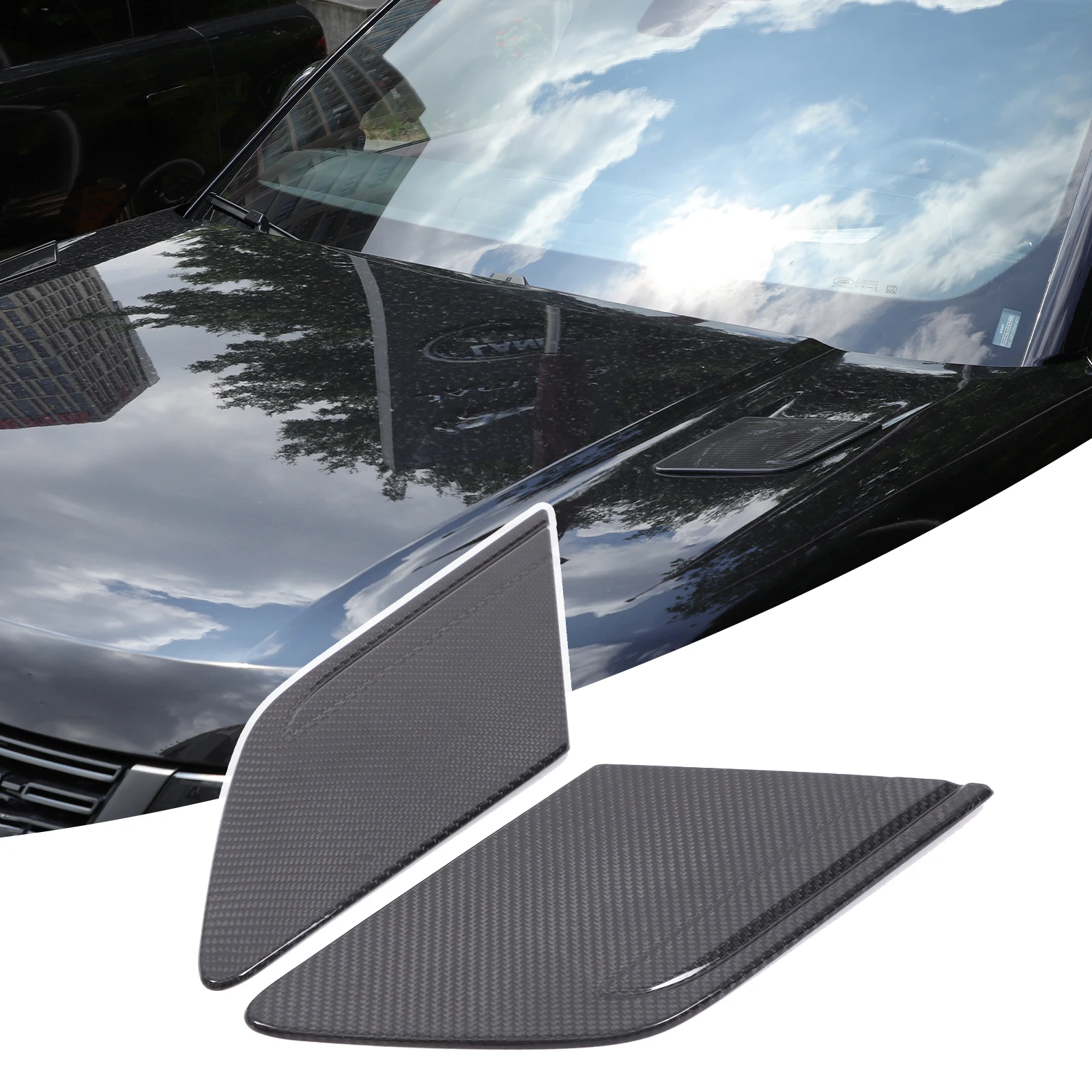 Real Carbon Fiber Car Hood Air Vent Outlet Wing Trim Cover For Land Rover Range Rover Sport 2023 2024 2025 Exterior Accessories
Real Carbon Fiber Car Hood Air Vent Outlet Wing Trim Cover For Land Rover Range Rover Sport 2023 2024 2025 Exterior Accessories