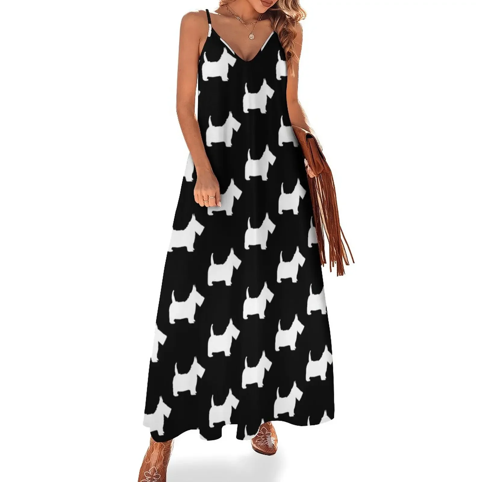Westie Dog Design Sleeveless Dress sexy dress for women Women's dress loose summer
Westie Dog Design Sleeveless Dress sexy dress for women Women's dress loose summer