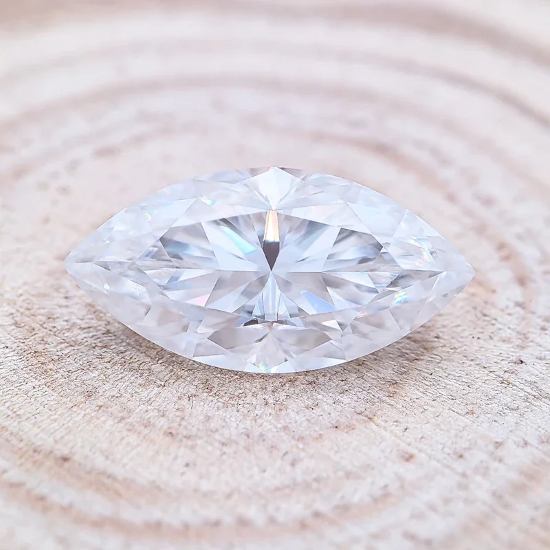 Highest Grade Moissanite Stone Super White Marquise Cut D Color VVS1 Top Quality Charms Jewelry Making Material with Certificate
Highest Grade Moissanite Stone Super White Marquise Cut D Color VVS1 Top Quality Charms Jewelry Making Material with Certificate