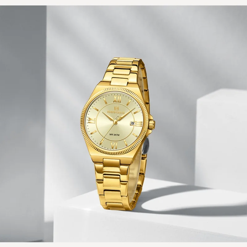 High Quality NAVIFORCE 2026 Woman Quartz Watch Retro Watches 3ATM Waterproof Stainless Steel Watchband Ladies' Watches NF5073
High Quality NAVIFORCE 2026 Woman Quartz Watch Retro Watches 3ATM Waterproof Stainless Steel Watchband Ladies' Watches NF5073