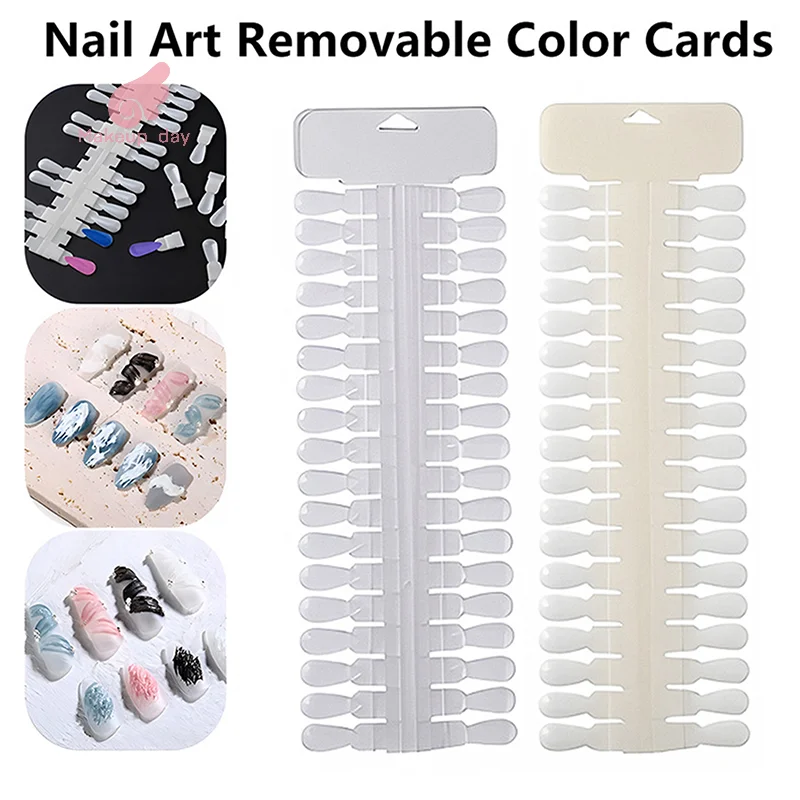 36pcs Natural/Clear Color Card Removable Nail Art Display False Nail Tips Rack Teardrop Design Manicure Gel Polish Practice Tool 
36pcs Natural/Clear Color Card Removable Nail Art Display False Nail Tips Rack Teardrop Design Manicure Gel Polish Practice Tool